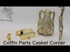 زاويه تابوت هاي جنازه اي از پلاستیک مواد PP / ABS 17kg / 16kg طلا