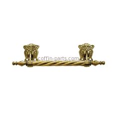 Zamak Metal Golden Casket Handle Zinc Alloy Material European Style
