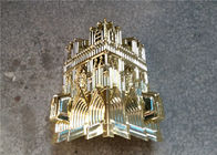 گوشههای پلاستیکی Virgin پلاستیکی سفارشی سبک آمریکایی طلایی با کلیسای جامع