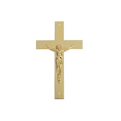 Casket Cross 37 × 13.7 سانتی متر طلای رنگ PP ماده تابوت Cross Crucifix