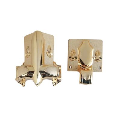 Casket Cross 37 × 13.7 سانتی متر طلای رنگ PP ماده تابوت Cross Crucifix