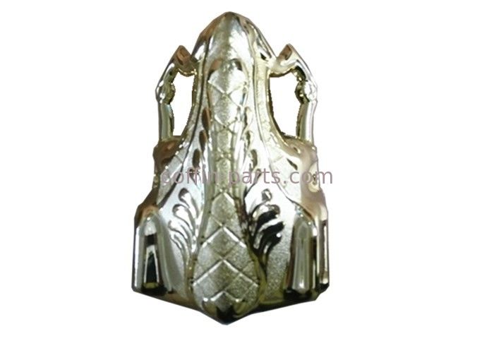 قطعات پلاستیکی پلاستیکی مراسم تشییع جنازه قطعات گاو صندوق برای دکوراسیون طلایی