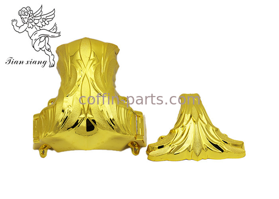 American Style Funeral Gold Or Silver Plastic  Casket Corner  1#