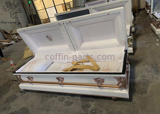 Premium Metallic Coffin Rectangle Metal Design For Funeral Professionals