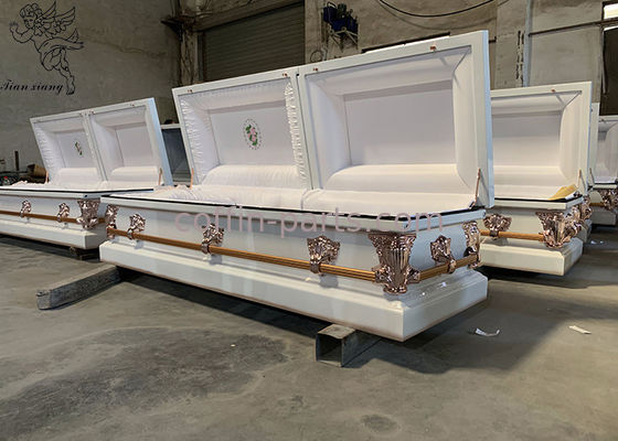 Premium Metallic Coffin Rectangle Metal Design For Funeral Professionals