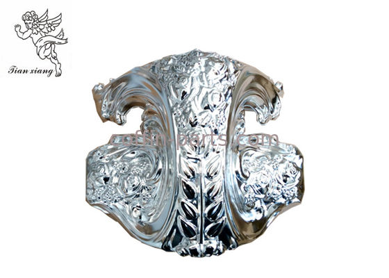 Silver Plastic Funeral Casket Corners Coffin Decoration Coffin Hardware For Madrid