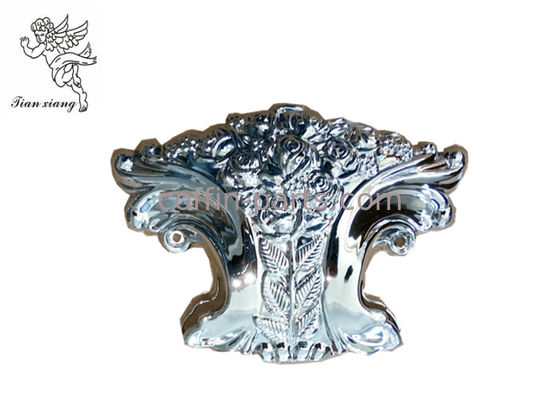 Silver Plastic Funeral Casket Corners Coffin Decoration Coffin Hardware For Madrid