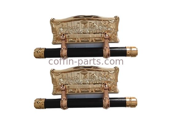 Funeral Golden Long Casket Swing Bar TX - A H9007 PP And Zinc Material