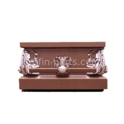 Gold Plastic Casket Accessories American Style Funeral Coffin Fittings