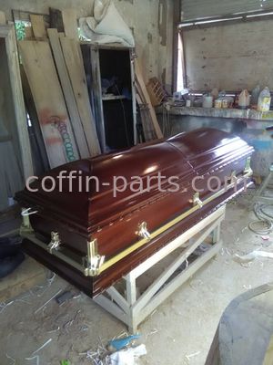 Gold Plastic Casket Accessories American Style Funeral Coffin Fittings